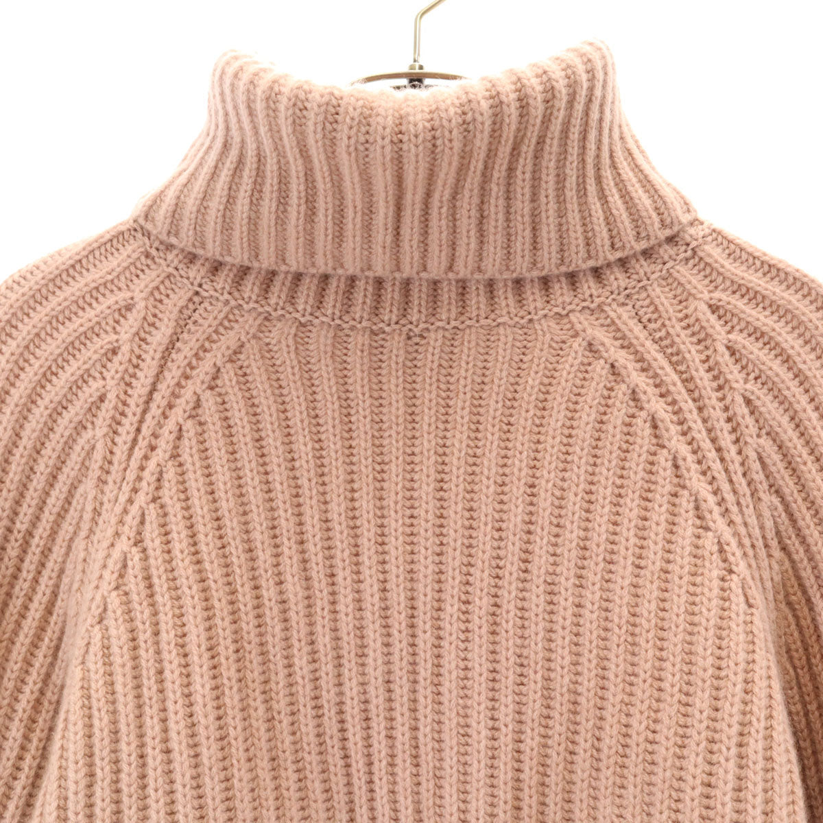 美品 Emilio Pucci エミリオプッチ イタリア製 カシミヤ100％ 長袖 ショート丈 タートルネック セーター M ピンク ニット レディース