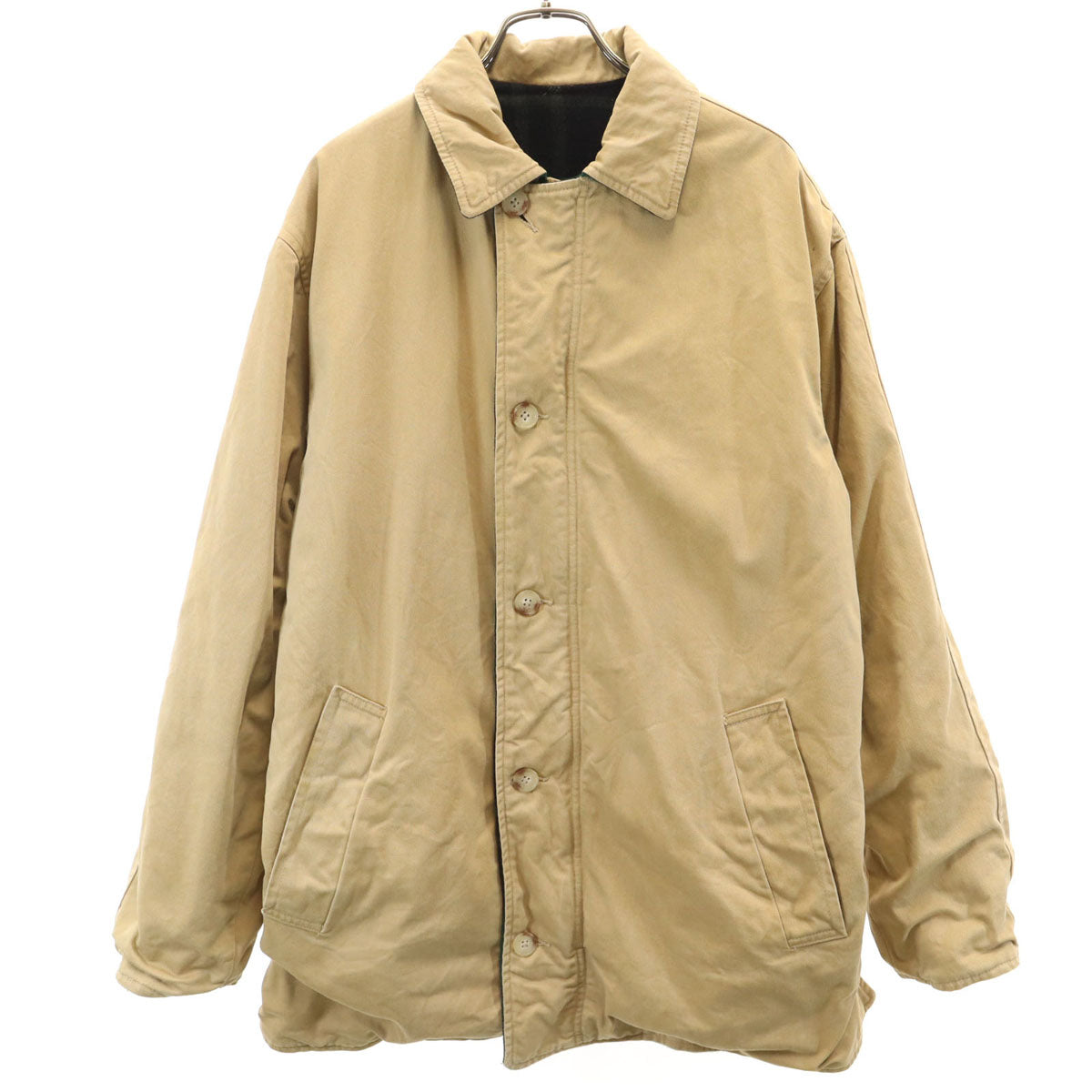 Polo by Ralph Lauren ポロバイラルフローレン USA製 リバーシブル ジャケット S ベージュ メンズ