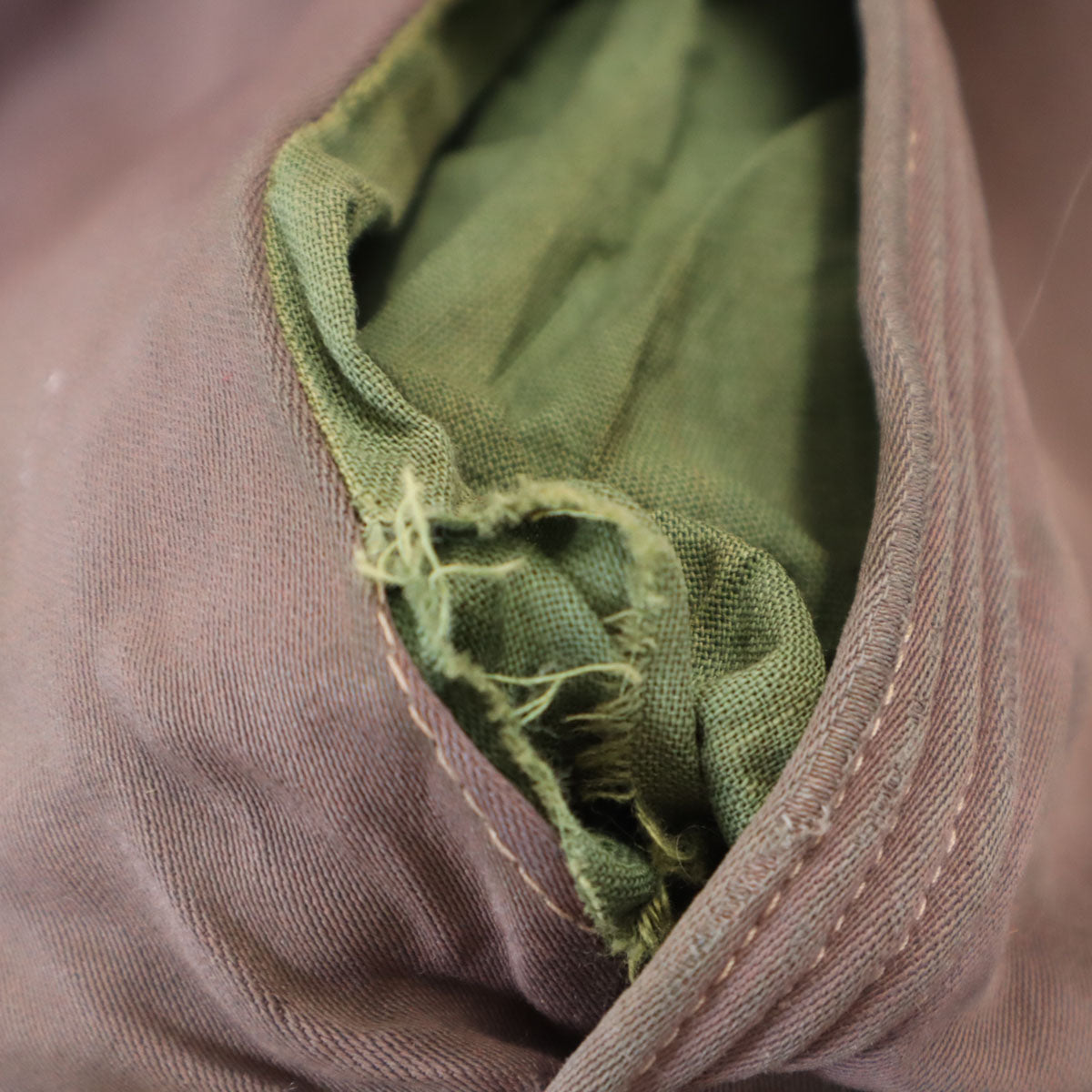 60s ヴィンテージ ギャバジャン リバーシブル ジャケット 小豆色 TALONジップ レディース