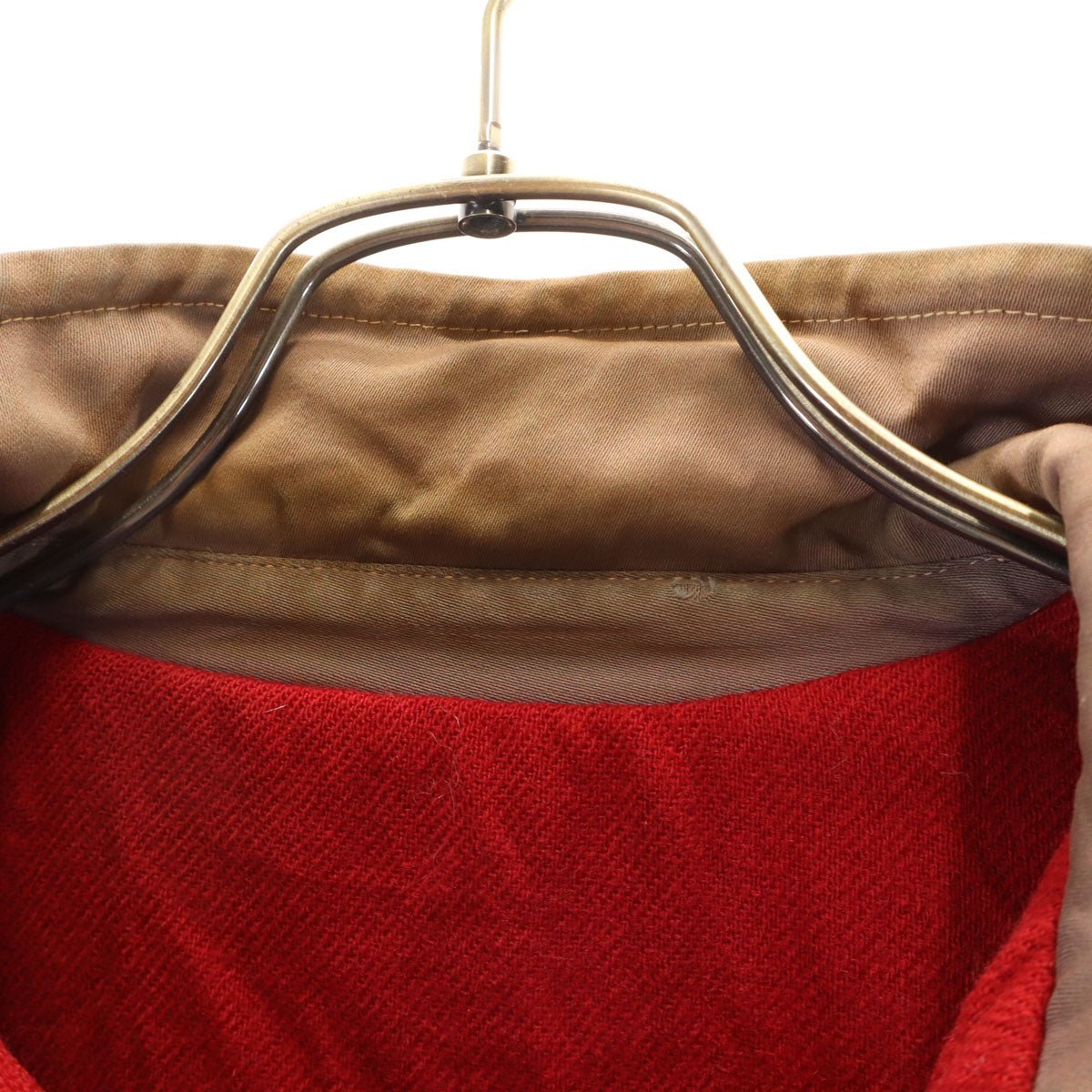 60s ヴィンテージ ギャバジャン リバーシブル ジャケット 小豆色 TALONジップ レディース