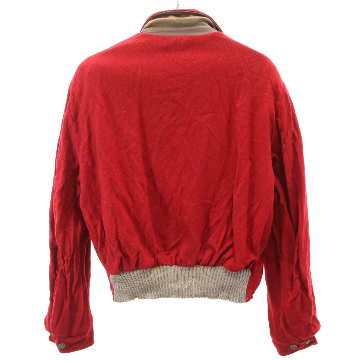 60s ヴィンテージ ギャバジャン リバーシブル ジャケット 小豆色 TALONジップ レディース