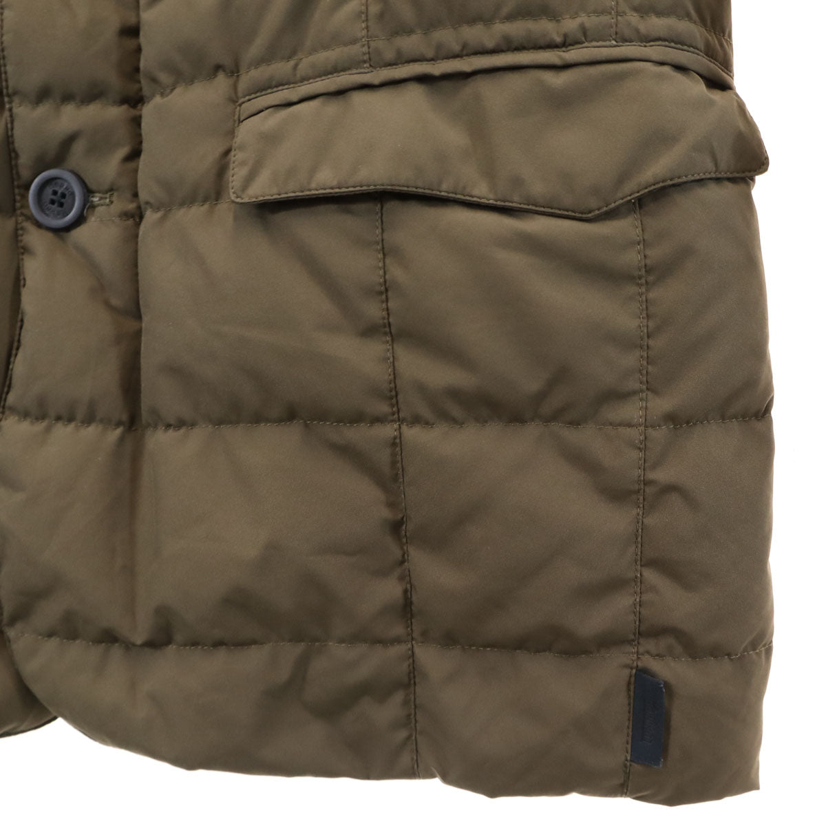 Herno ヘルノ ラミナー ダウンジャケット 48 カーキブラウン メンズ