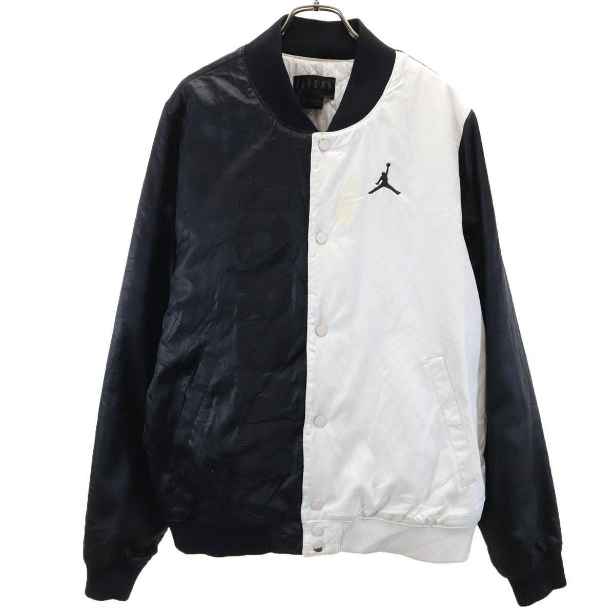 AIR JORDAN エアジョーダン レトロ11 中綿ジャケット M ブラック ブルゾン メンズ