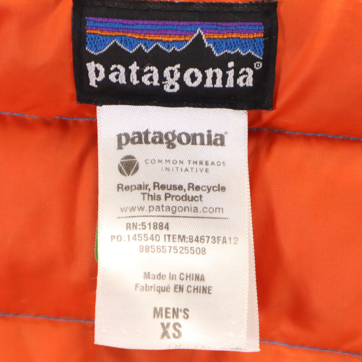 patagonia パタゴニア ダウンジャケット XS 水色 84673FA12 アウトドア メンズ