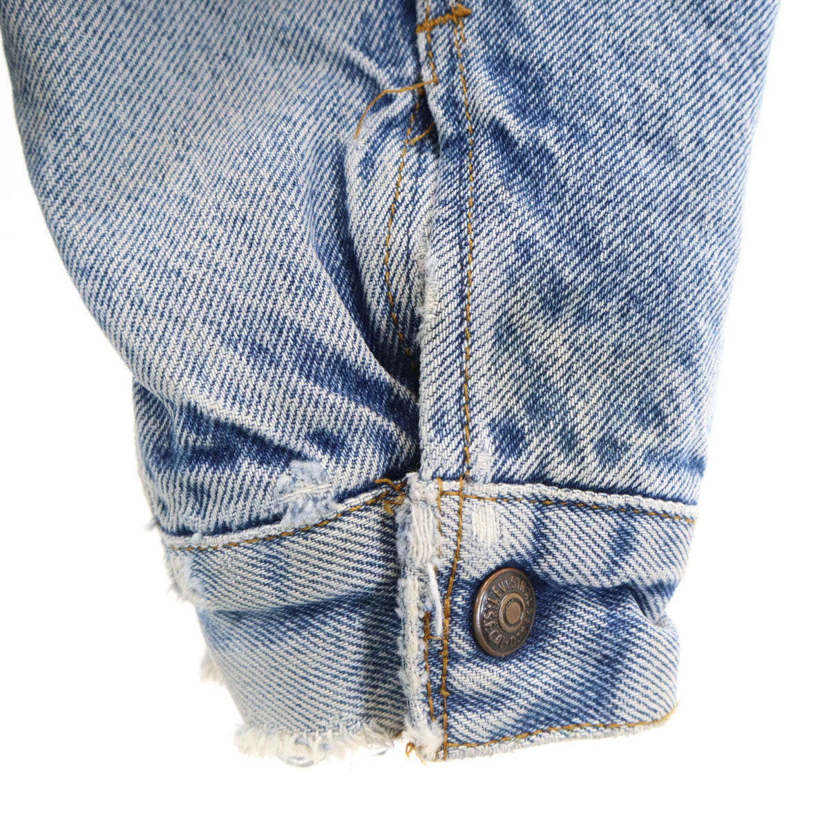 Levi's リーバイス 80s USA製 ヴィンテージ デニムジャケット 38R ブルー 裏ボア メンズ