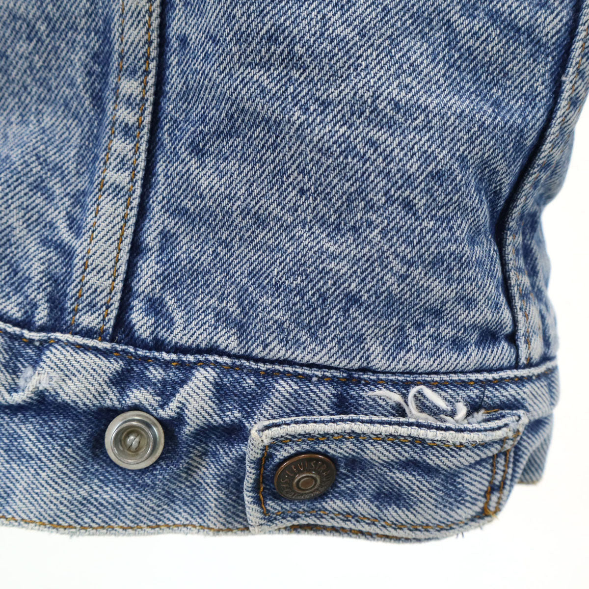 Levi's リーバイス 80s USA製 ヴィンテージ デニムジャケット 38R ブルー 裏ボア メンズ