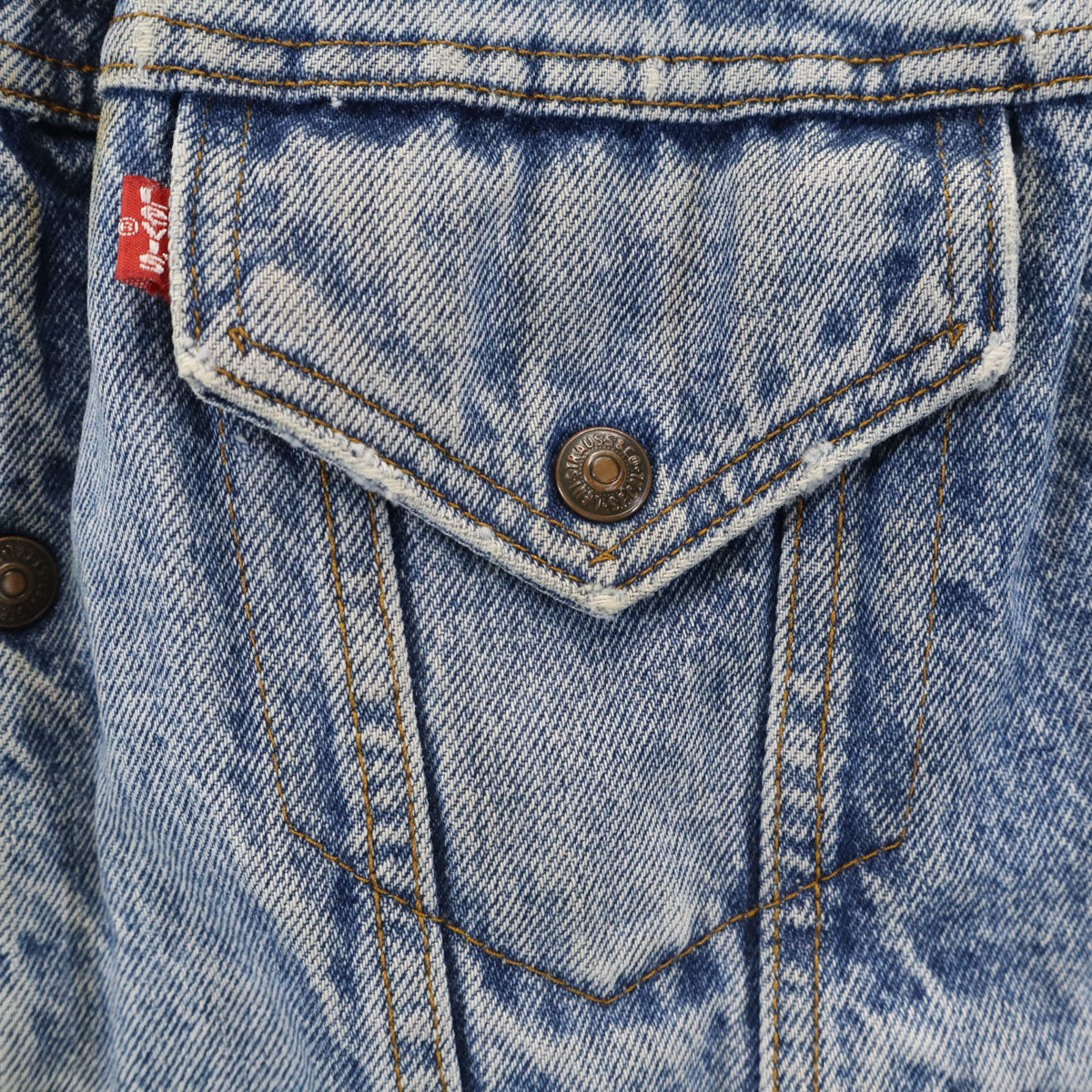 Levi's リーバイス 80s USA製 ヴィンテージ デニムジャケット 38R ブルー 裏ボア メンズ