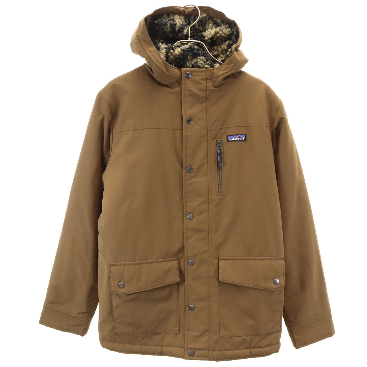 美品 patagonia パタゴニア インファーノ ジャケット XL ブラウン アウトドア STY68460FA19 キッズ