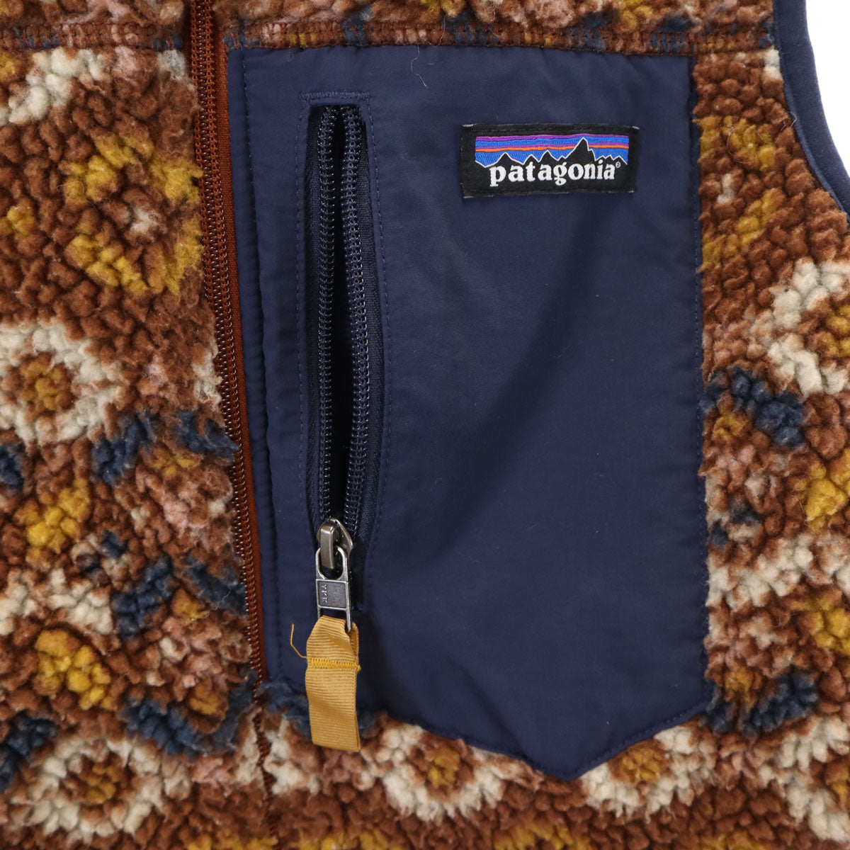 patagonia パタゴニア フリース ベスト XS ブラウン系 アウトドア