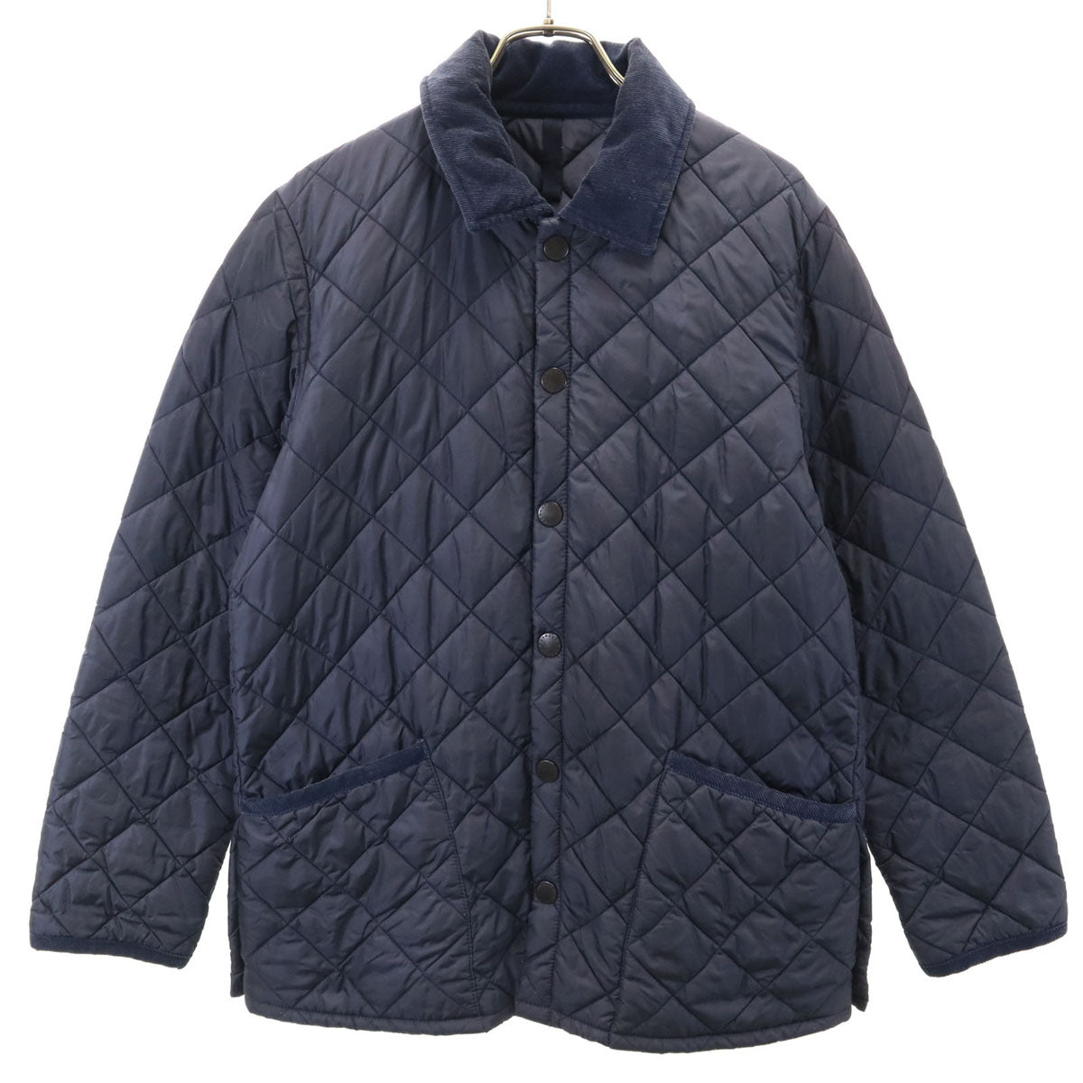 Barbour バブアー キルティング 中綿ジャケット 38 ネイビー メンズ