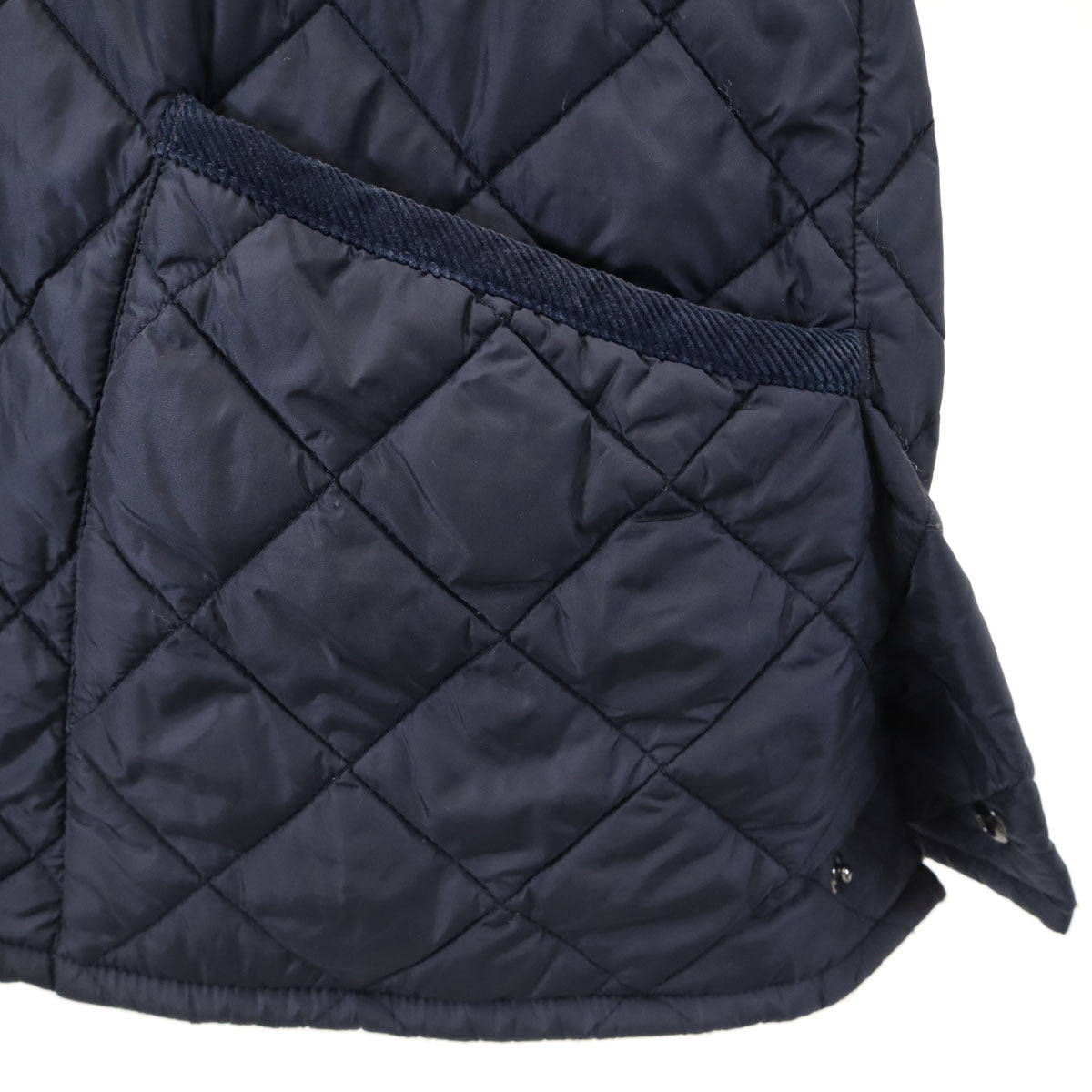 Barbour バブアー キルティング 中綿ジャケット 38 ネイビー メンズ