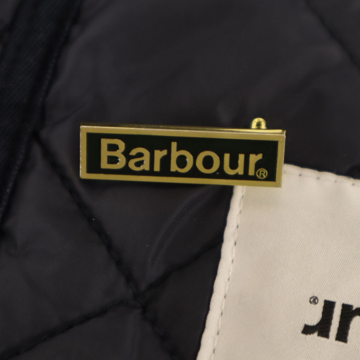 Barbour バブアー キルティング 中綿ジャケット 38 ネイビー メンズ
