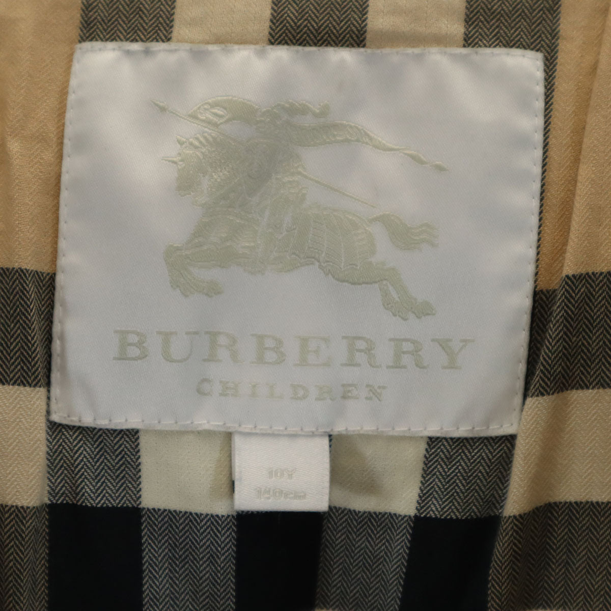 BURBERRY CHILDREN バーバリー チルドレン ダウンジャケット 10Y ネイビー 三陽商会 キッズ