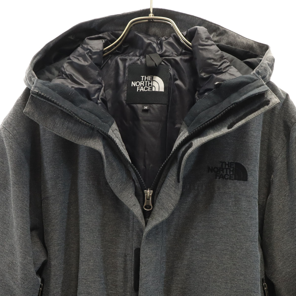 THE NORTH FACE ノースフェイス ノベルティ カシウス トリクライメイト ジャケット M チャコールグレー NP61422 アウトドア 中綿ライナー付き メンズ