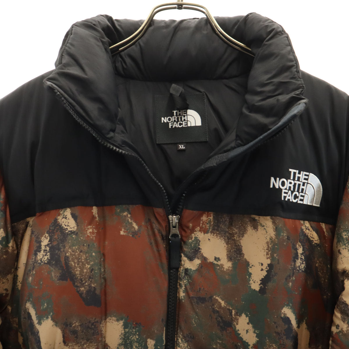未使用 THE NORTH FACE ノースフェイス ノベルティー ヌプシ ダウンジャケット XL ブラウン ND92336R アウトドア ポケッタブル メンズ