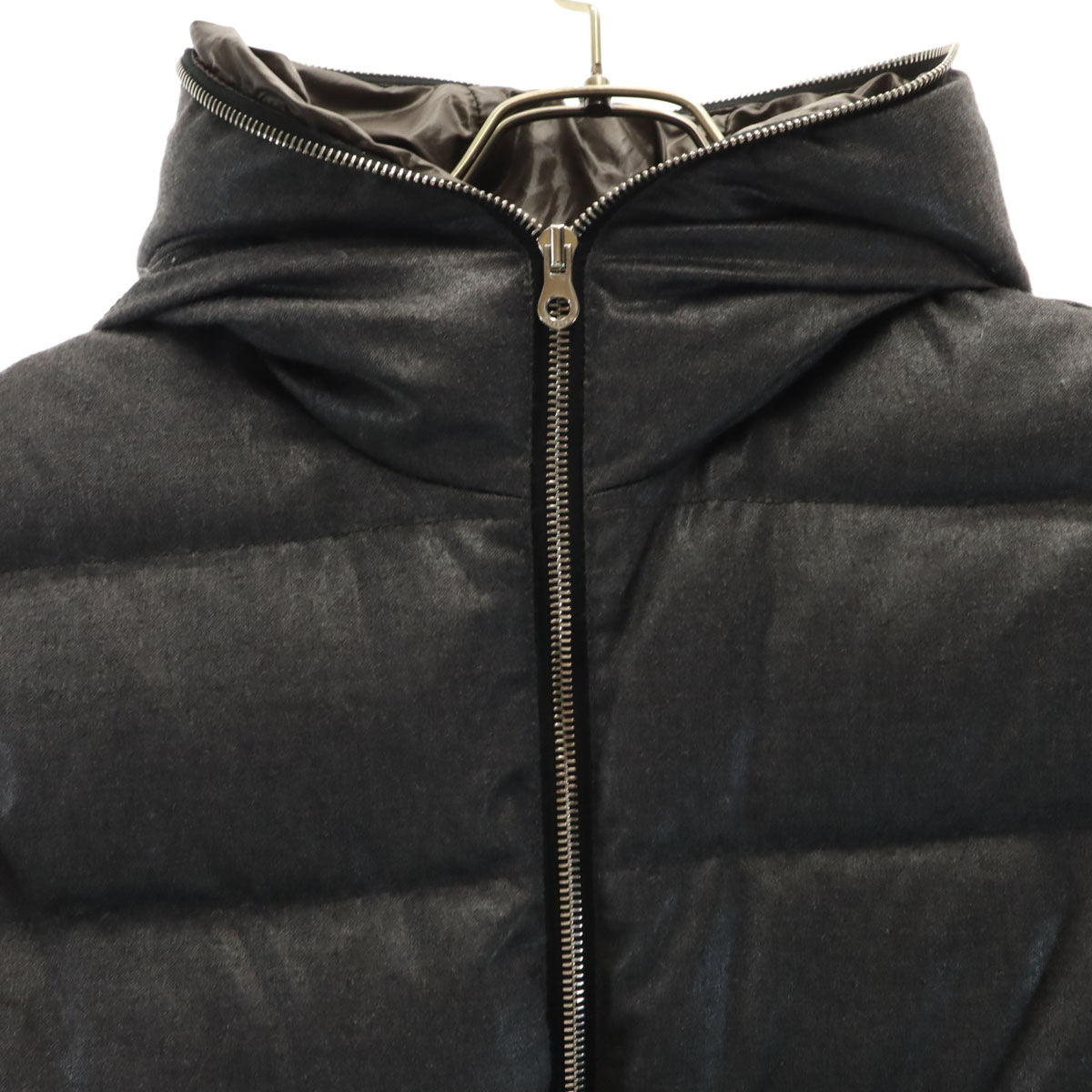 DUVETICA デュベティカ ブルガリア製 ダウンベスト 40 グレー レディース