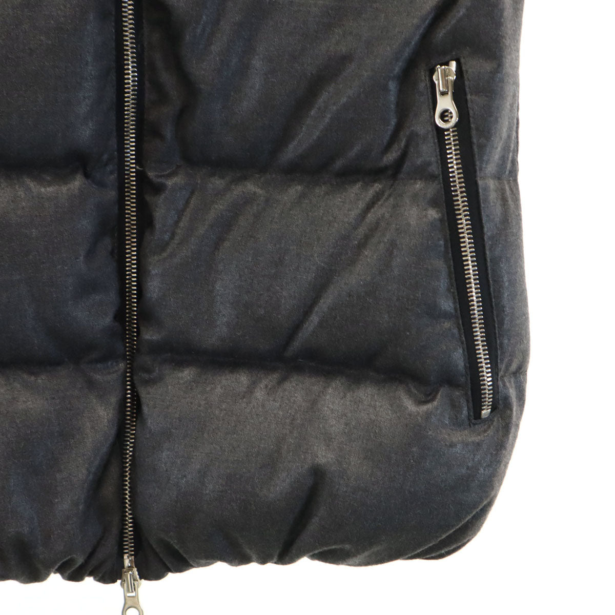 DUVETICA デュベティカ ブルガリア製 ダウンベスト 40 グレー レディース