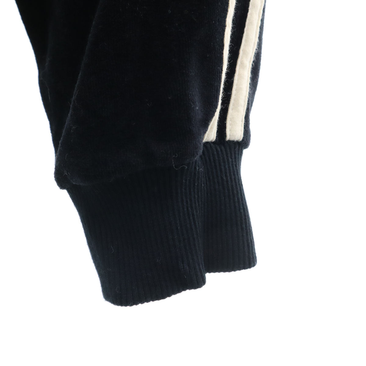 FRED PERRY フレッドペリー ポルトガル製 ベロア トラックジャケット M ブラック メンズ