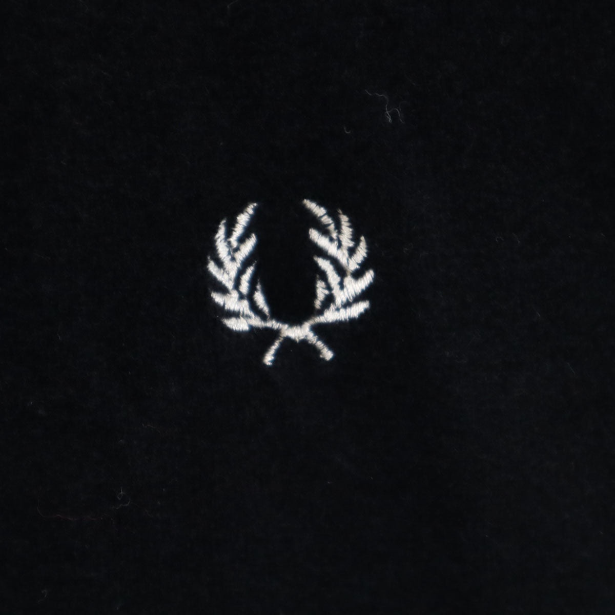 FRED PERRY フレッドペリー ポルトガル製 ベロア トラックジャケット M ブラック メンズ