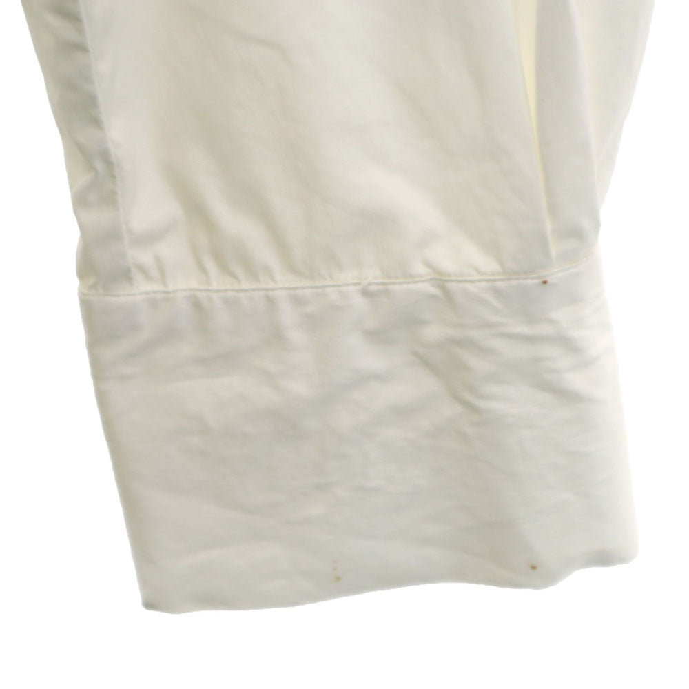 SalvatoreFerragamo サルバトーレフェラガモ イタリア製 長袖 ボタンダウンシャツ 46 ホワイト レディース