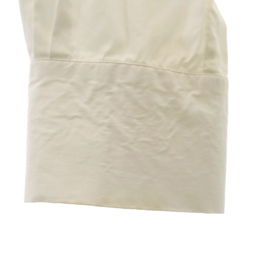 SalvatoreFerragamo サルバトーレフェラガモ イタリア製 長袖 ボタンダウンシャツ 46 ホワイト レディース