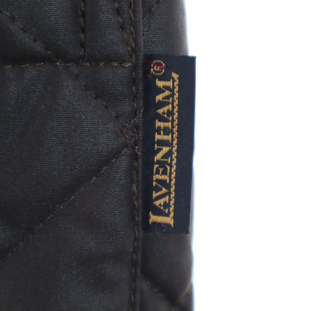 美品 LAVENHAM ラベンハム イングランド製 キルティング オイルドジャケット S ブラウン系 メンズ