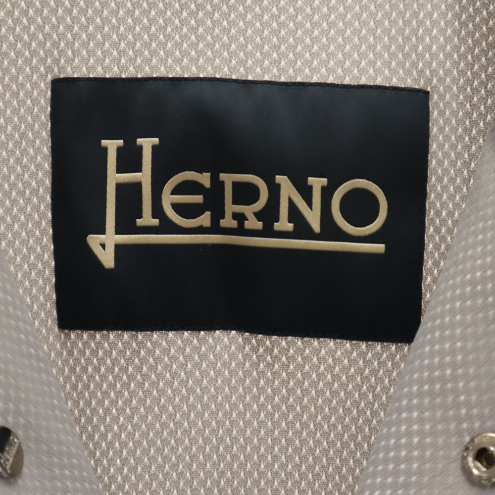Herno ヘルノ イタリア製 長袖 コーチジャケット 48 ホワイト メンズ