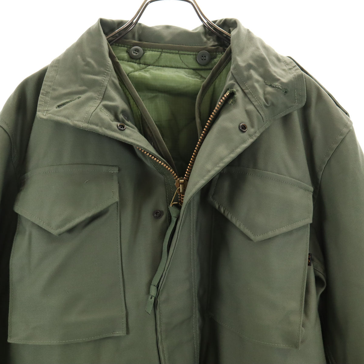 美品 ALPHA INDUSTRIES INC アルファインダストリーズ フィールドジャケット S カーキ ライナー付き 3WAY メンズ