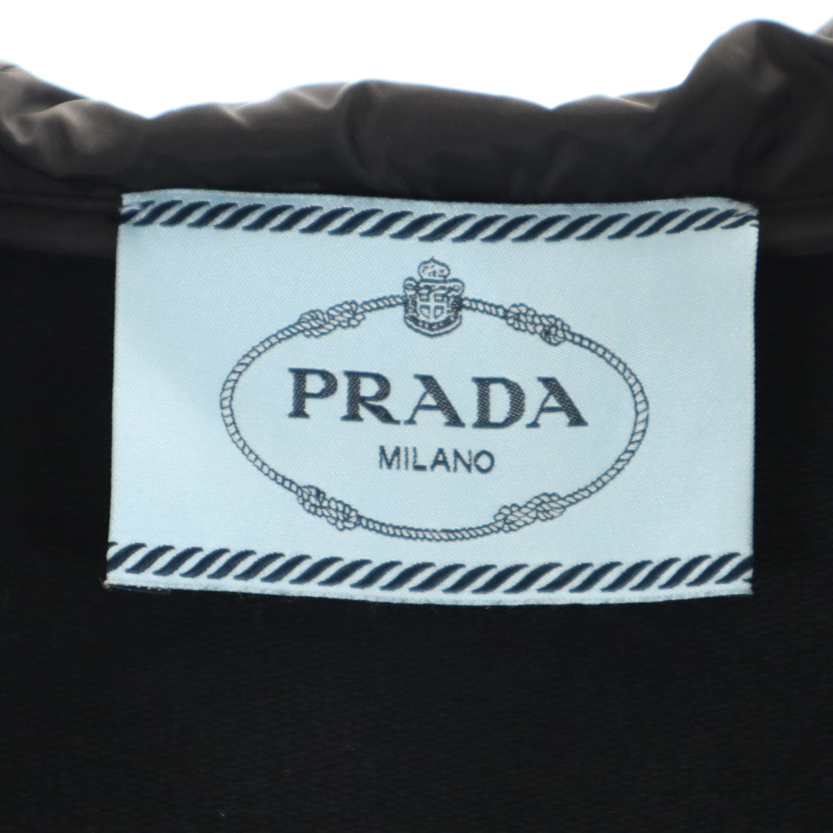 美品 PRADA プラダ 2019年 長袖 ジップパーカー L ブラック レディース