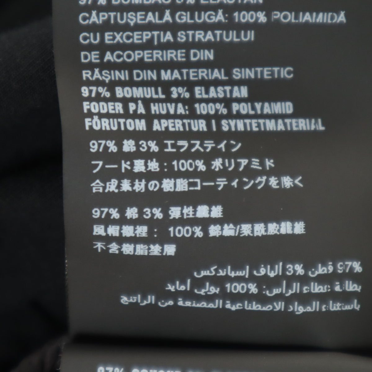 美品 PRADA プラダ 2019年 長袖 ジップパーカー L ブラック レディース