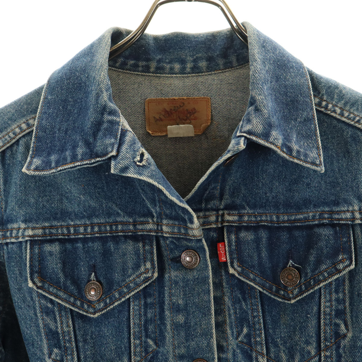 Levi's リーバイス 70s 76001-0214 ヴィンテージ デニムジャケット L ウォッシュブルー ジージャン トラッカー レディース