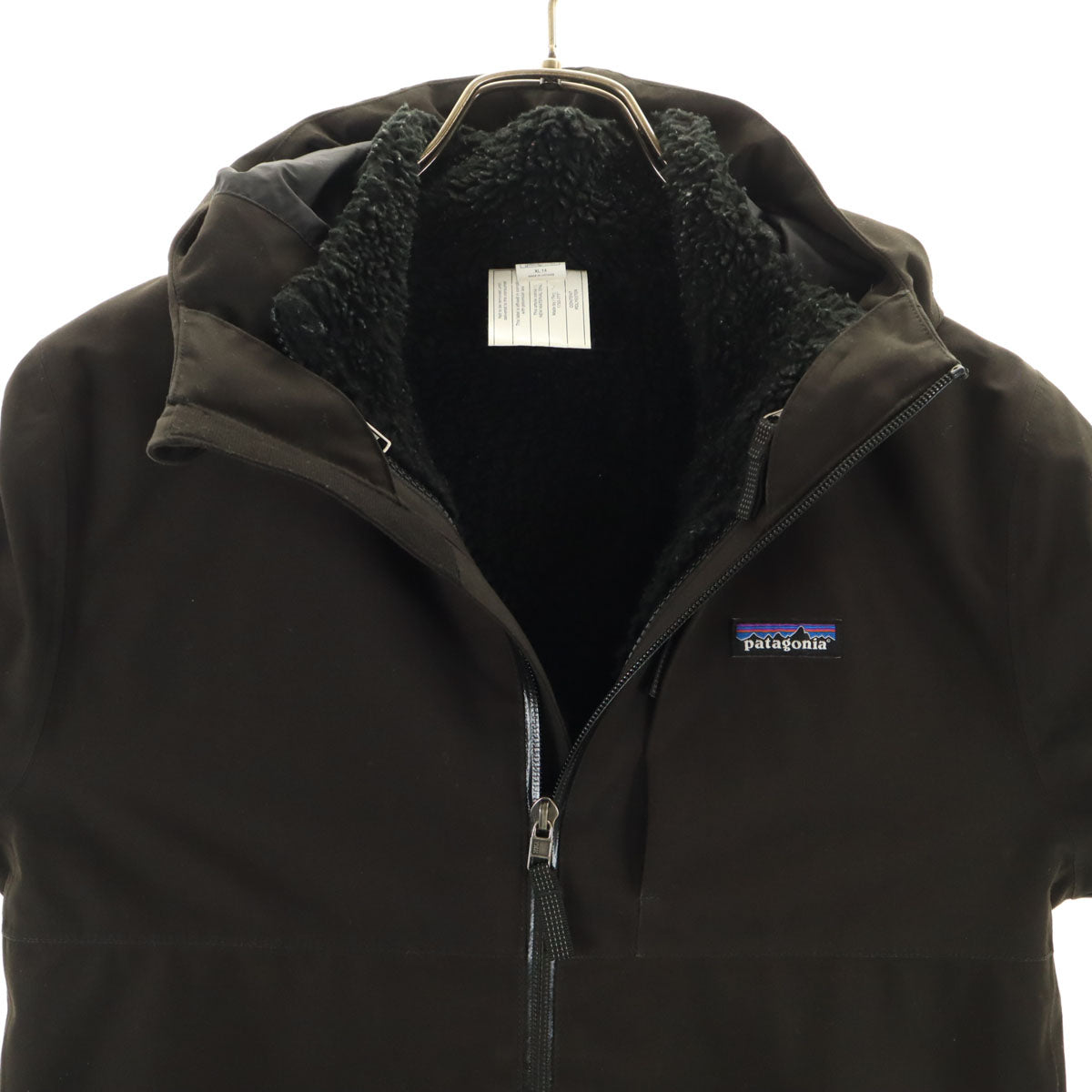 patagonia パタゴニア 4-in-1 エブリデー ジャケット XL 14 チャコール 68035FA21リ バーシブルライナー付き アウトドア キッズ