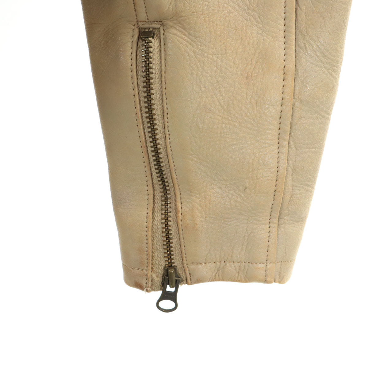 GLAMOUR グラマー 日本製 牛革レザー切替 スタジャン FREE 青紺 ヒステリックグラマー レディース