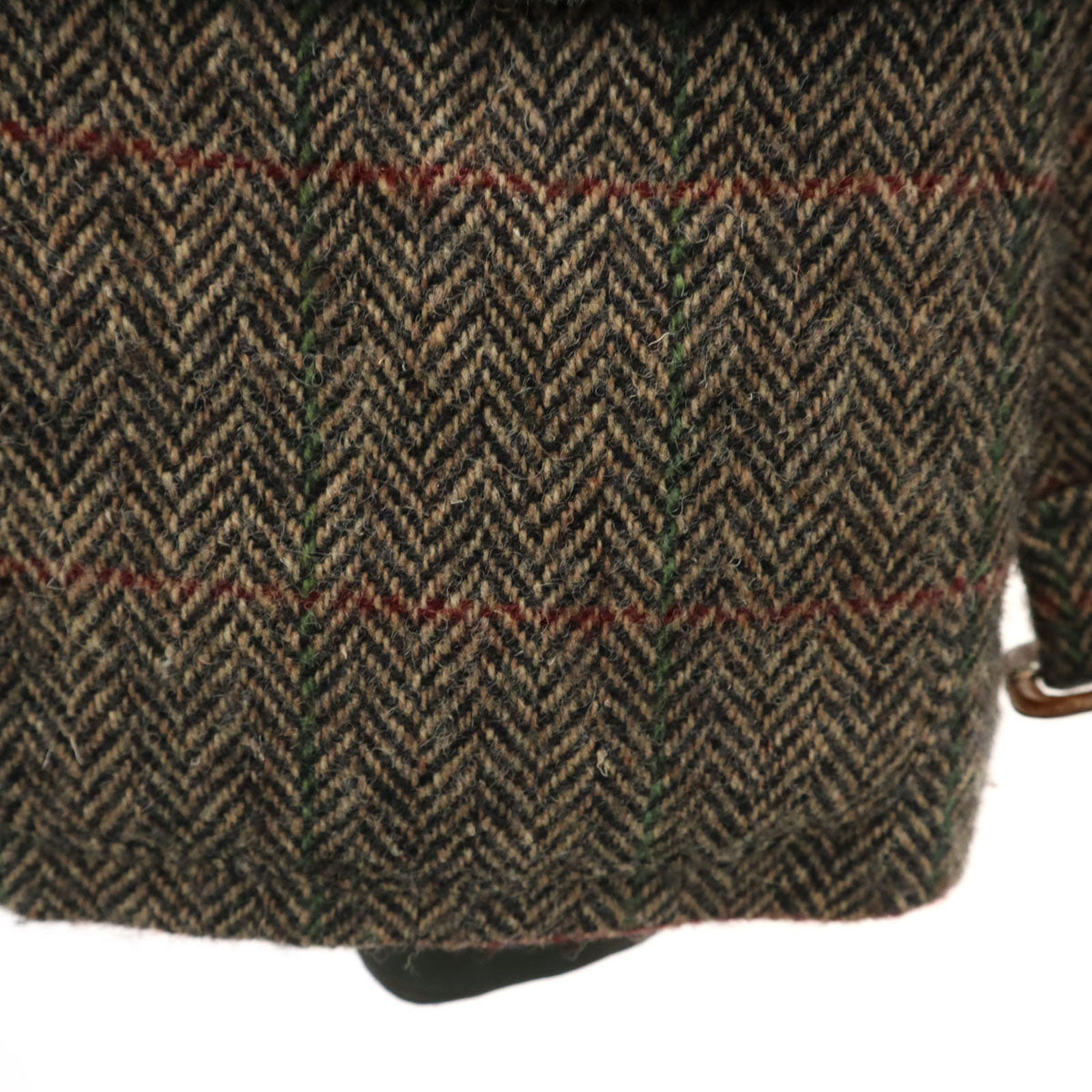 RALPH LAUREN ラルフローレン 90s オールド ヘリンボーン柄 ジャケット 8 ベージュ系 くるみボタン メンズ