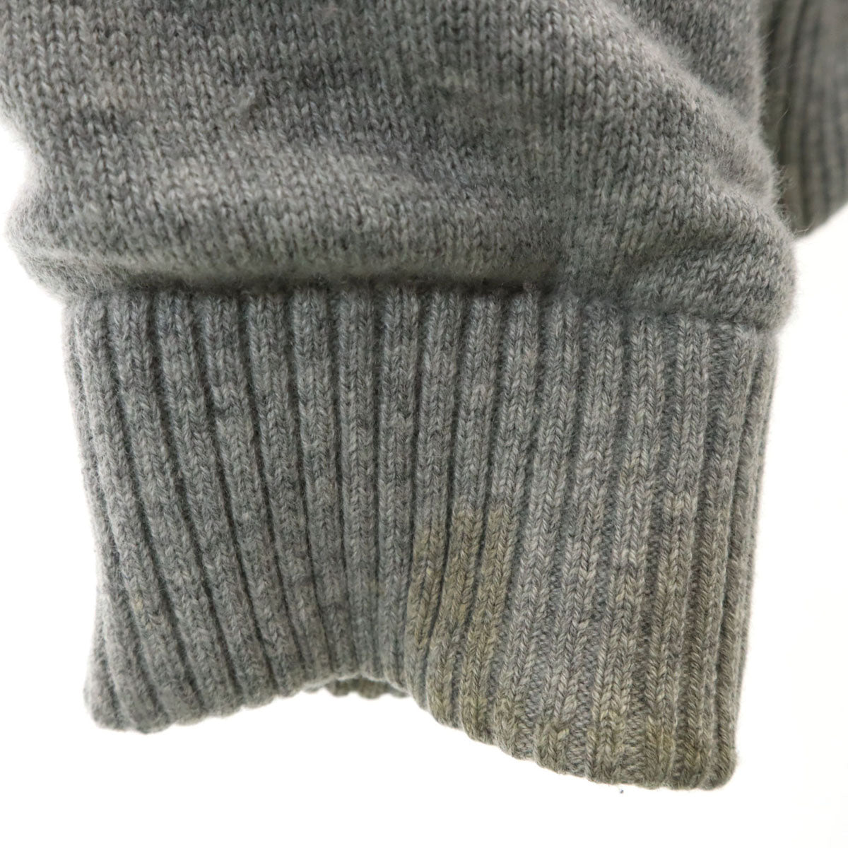 mila schon ミラショーン 日本製 ニット切替 ダウンジャケット 50 グレー メンズ