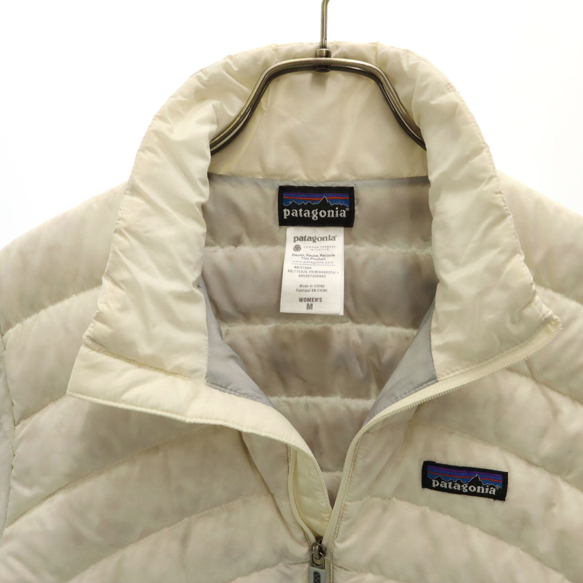 patagonia パタゴニア ダウンジャケット M 白系 84682 アウトドア レディース