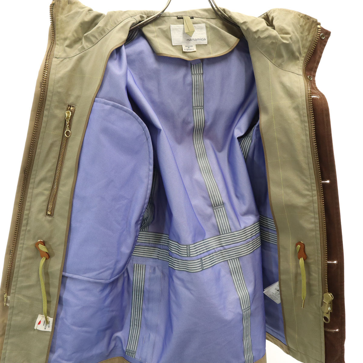 nanamica ナナミカ クルーザー ジャケット XS ベージュ GORE-TEX メンズ