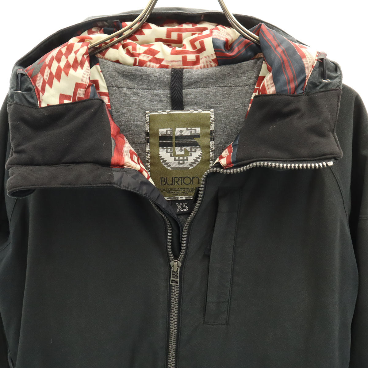 BURTON バートン スノーボード 中綿ジャケット XS チャコールブラック スキー メンズ