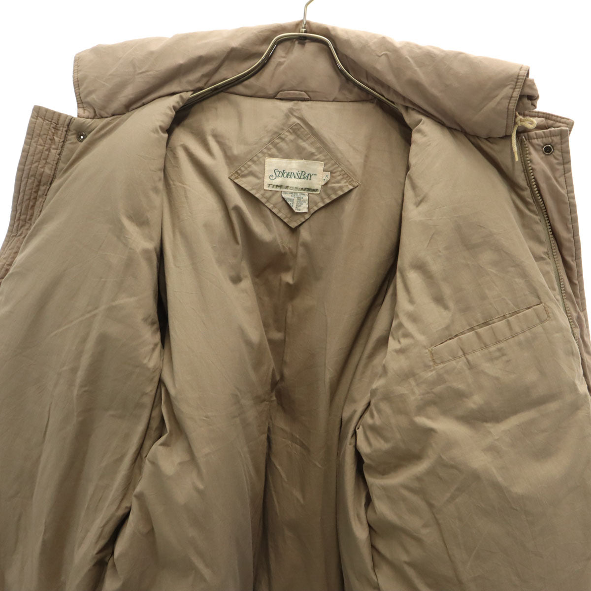 STJOHN’sBAY セントジョンズベイ 90s オールド ダウンジャケット XL ローズベージュ メンズ