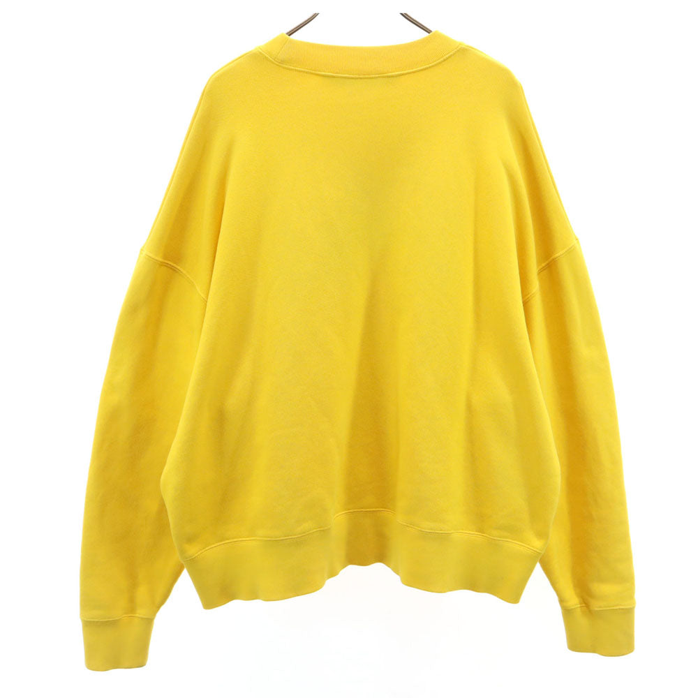 Palm Angels パームエンジェルス イタリア製 長袖 トレーナー M イエロー メンズ