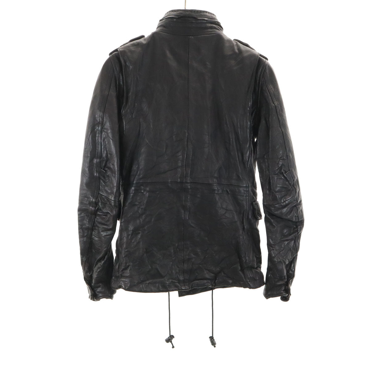 attack the mind 7 アタックザマインドセブン レザージャケット 1 ブラック ririジップ メンズ