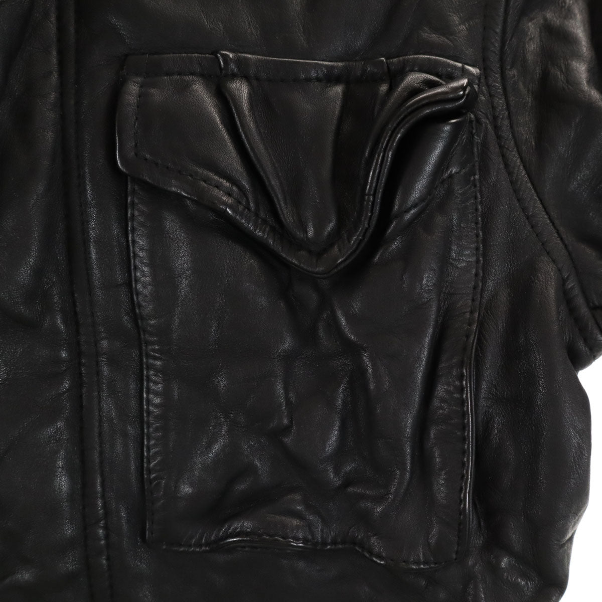 attack the mind 7 アタックザマインドセブン レザージャケット 1 ブラック ririジップ メンズ