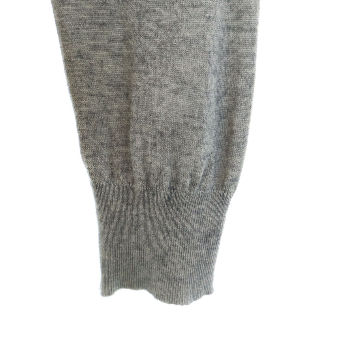 COUP DE CHANCE クードシャンス 日本製 長袖 ドレープ ニット 38 グレー レディース