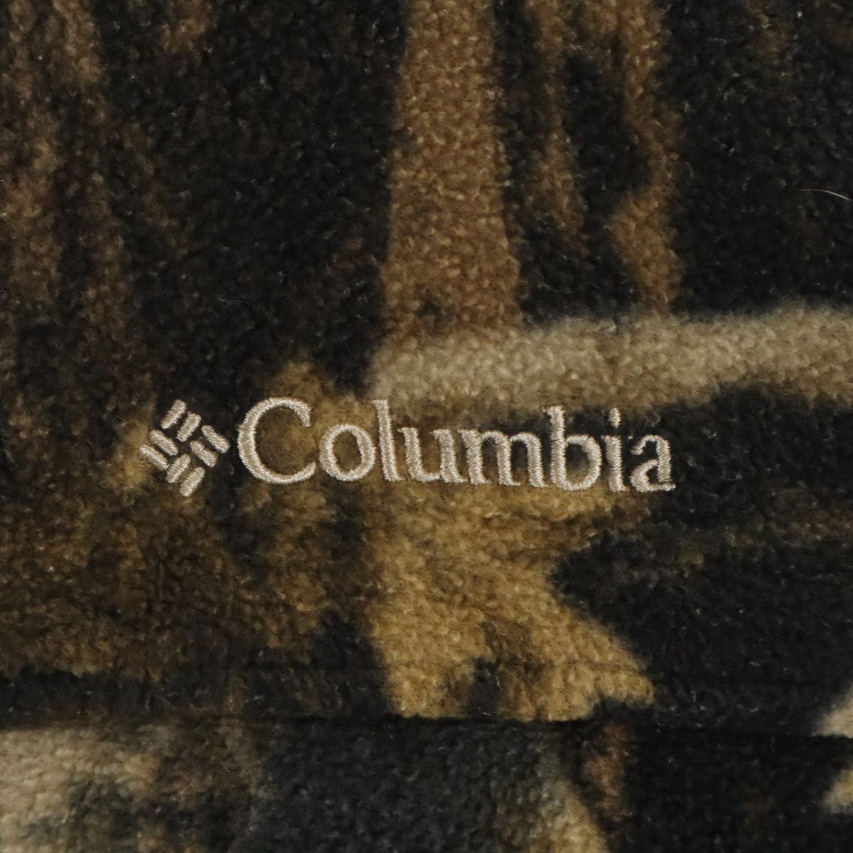 Columbia コロンビア リアルツリー柄 スティーンズ フリースジャケット M ベージュ アウトドア メンズ