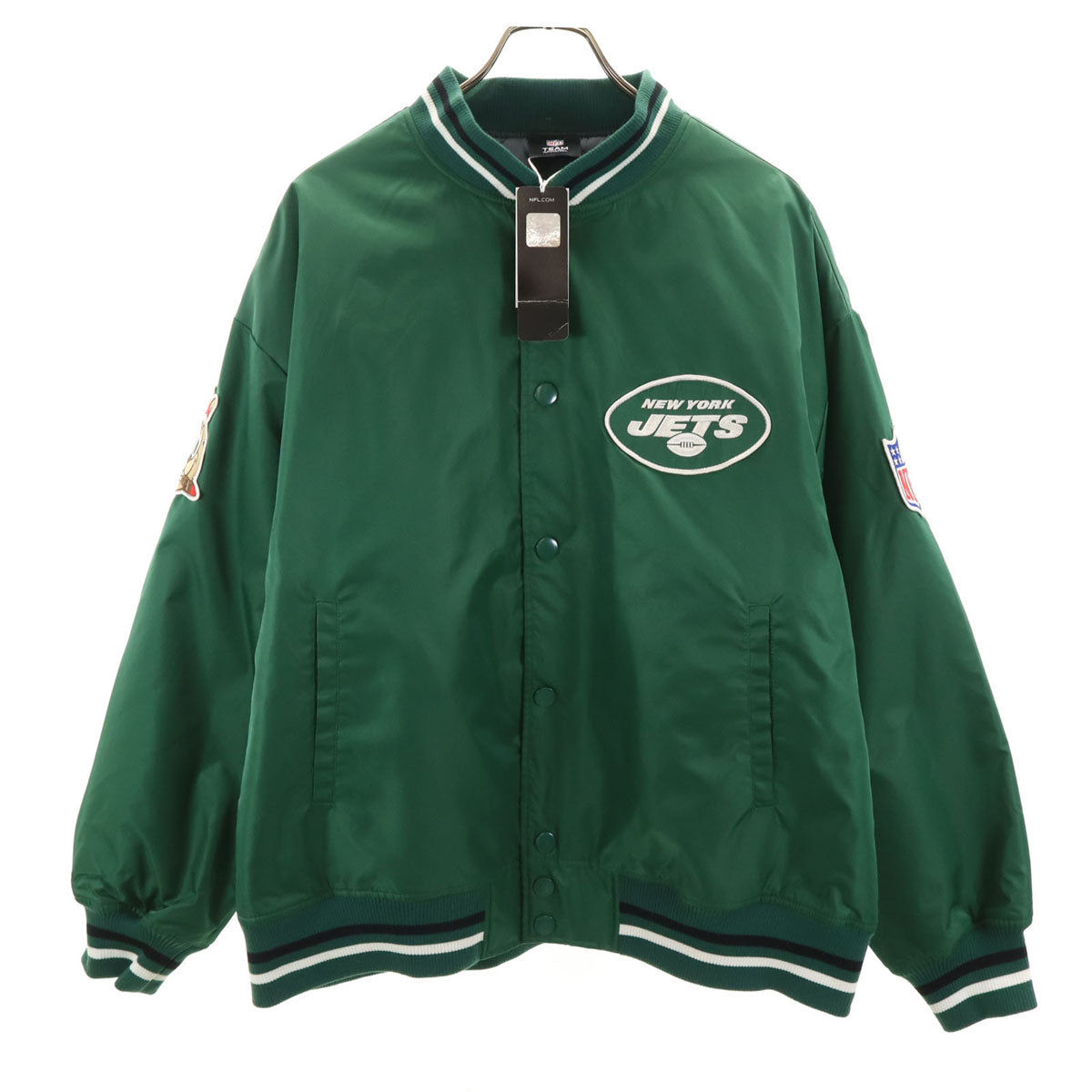 未使用 A'gem エージェム NFL ブルゾン F グリーン 中綿 メンズ