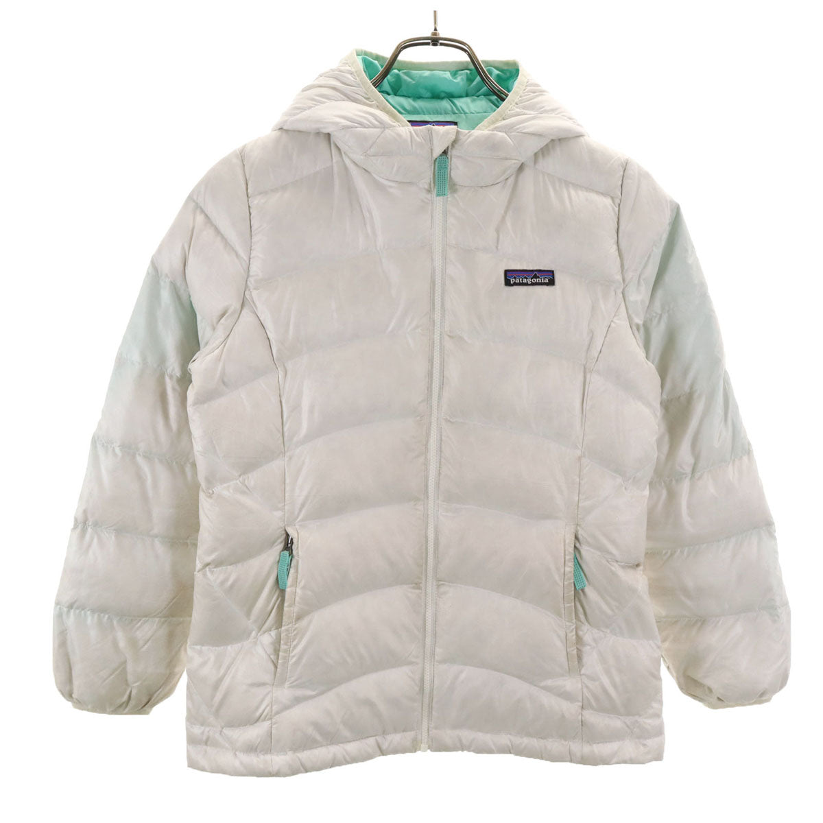 patagonia パタゴニア ダウンジャケット L 12 ホワイト 68212FA18 アウトドア ポケッタブル キッズ