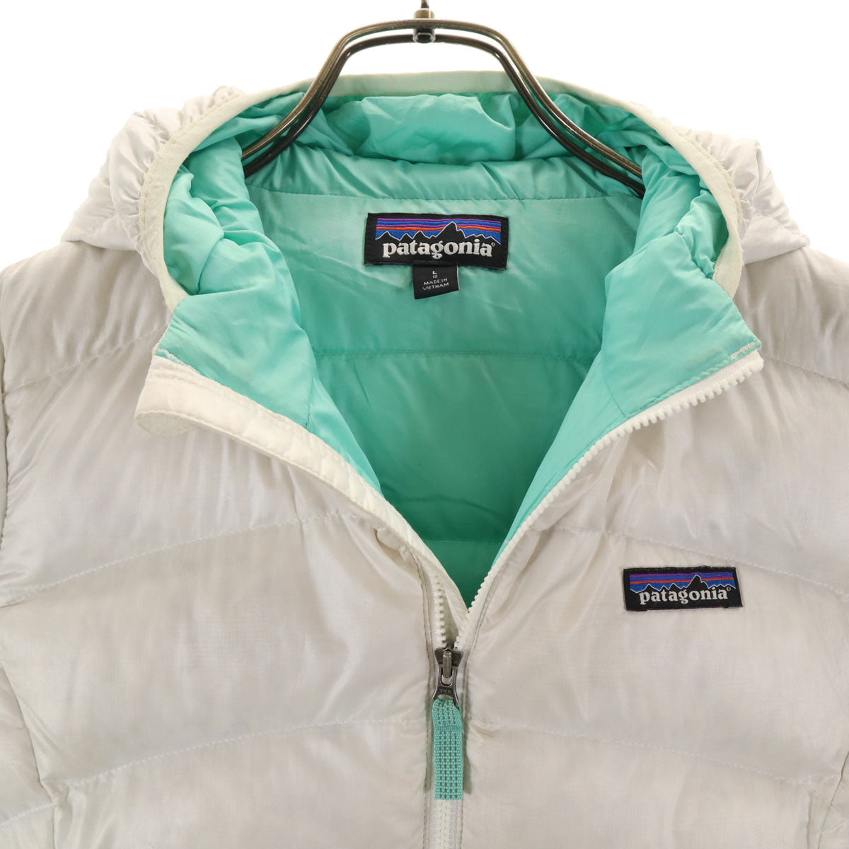 patagonia パタゴニア ダウンジャケット L 12 ホワイト 68212FA18 アウトドア ポケッタブル キッズ