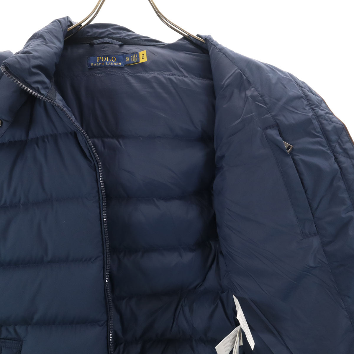 美品 POLO RALPH LAUREN ポロラルフローレン ダウンジャケット XS ネイビー レディース
