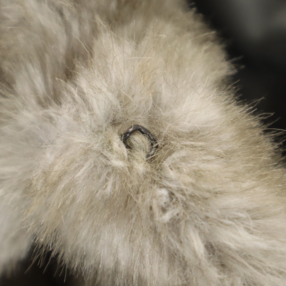 美品 MAX&CO マックスアンドコー ブルガリア製 フェイクファー ジャケット 42 グレー マックスマーラ レディース