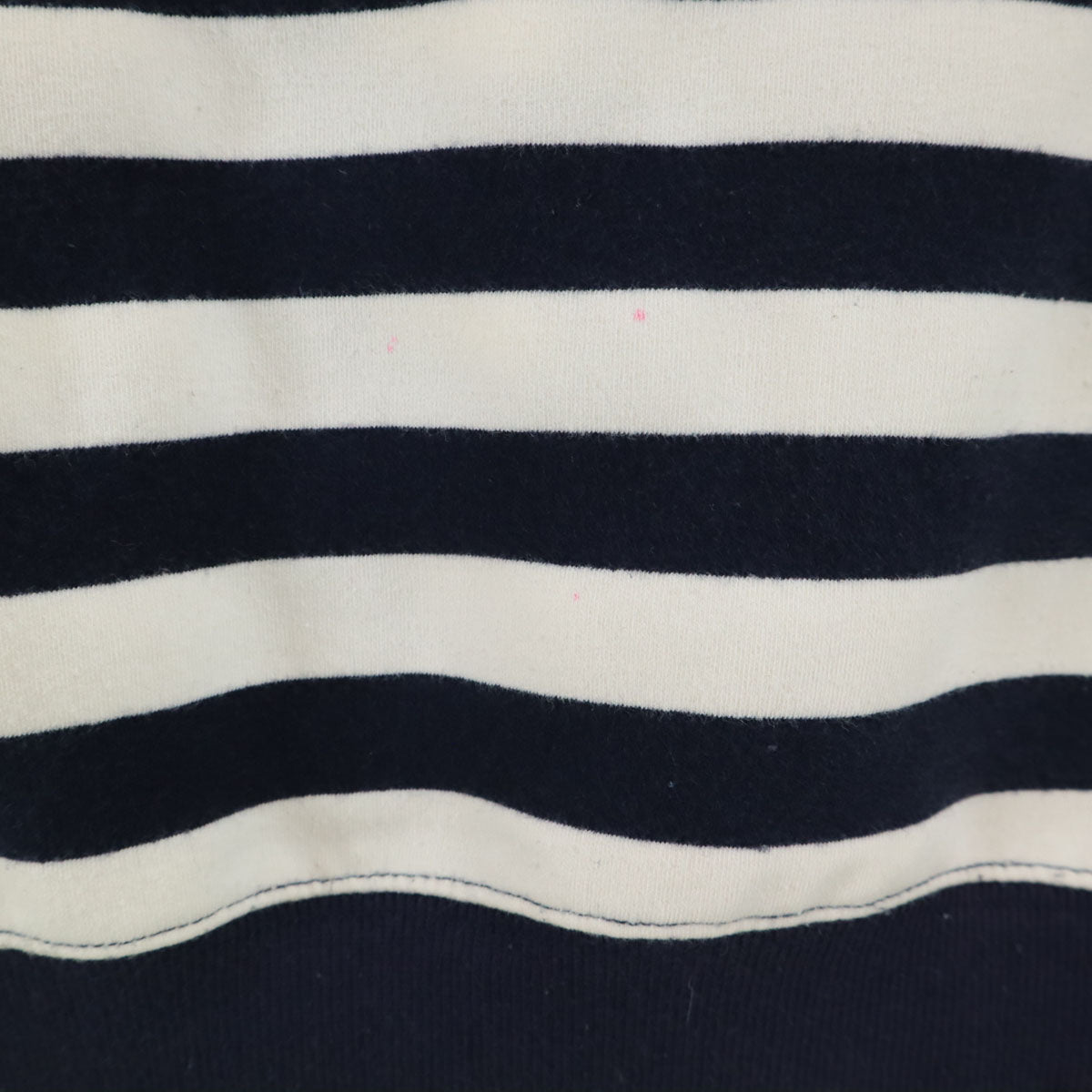 goslow caravan ゴースローキャラバン ボーダー柄 長袖 ジップパーカー 3 ネイビー メンズ